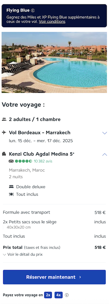 Partner Link lacollectionairfrance_fr_packages_direct