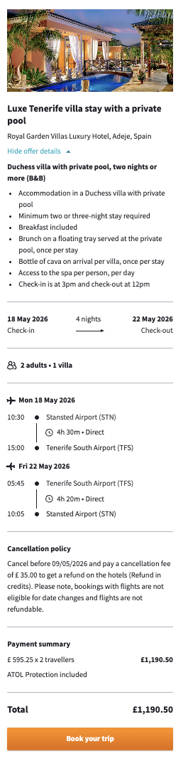 Partner Link secretescapes_uk_packages_direct