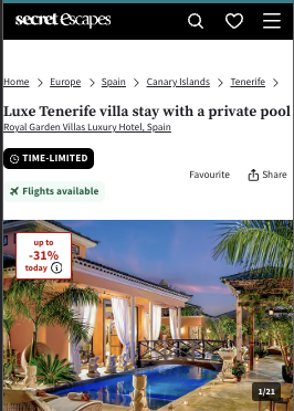 Partner Link secretescapes_uk_packages_direct