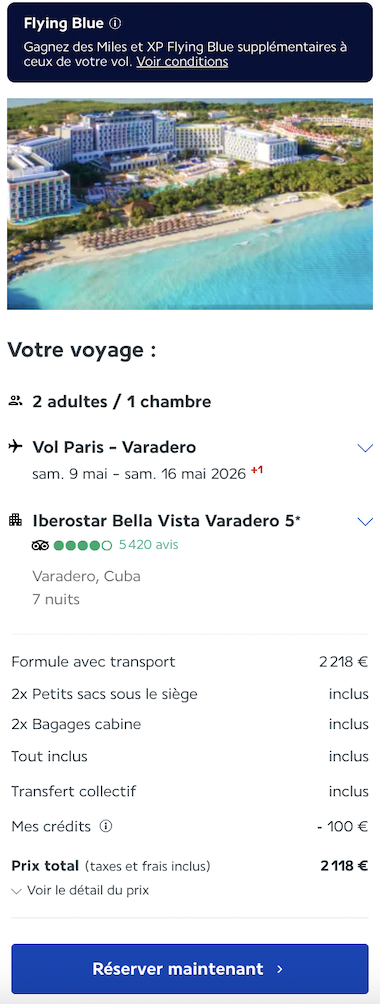 Partner Link lacollectionairfrance_fr_packages_direct