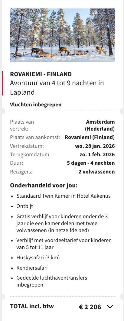 Partner Link voyageprive_nl_packages_direct