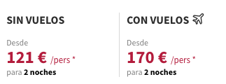 Partner Link voyageprive_es_packages_direct