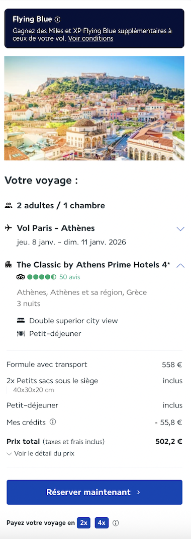 Partner Link lacollectionairfrance_fr_packages_direct