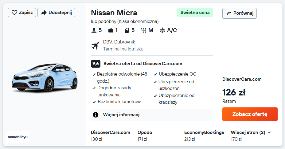 Partner Link kayak_pl_car_wl