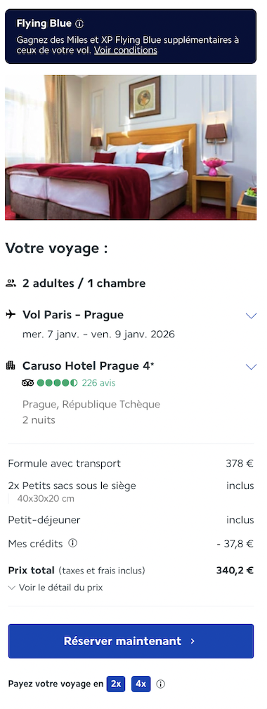 Partner Link lacollectionairfrance_fr_packages_direct