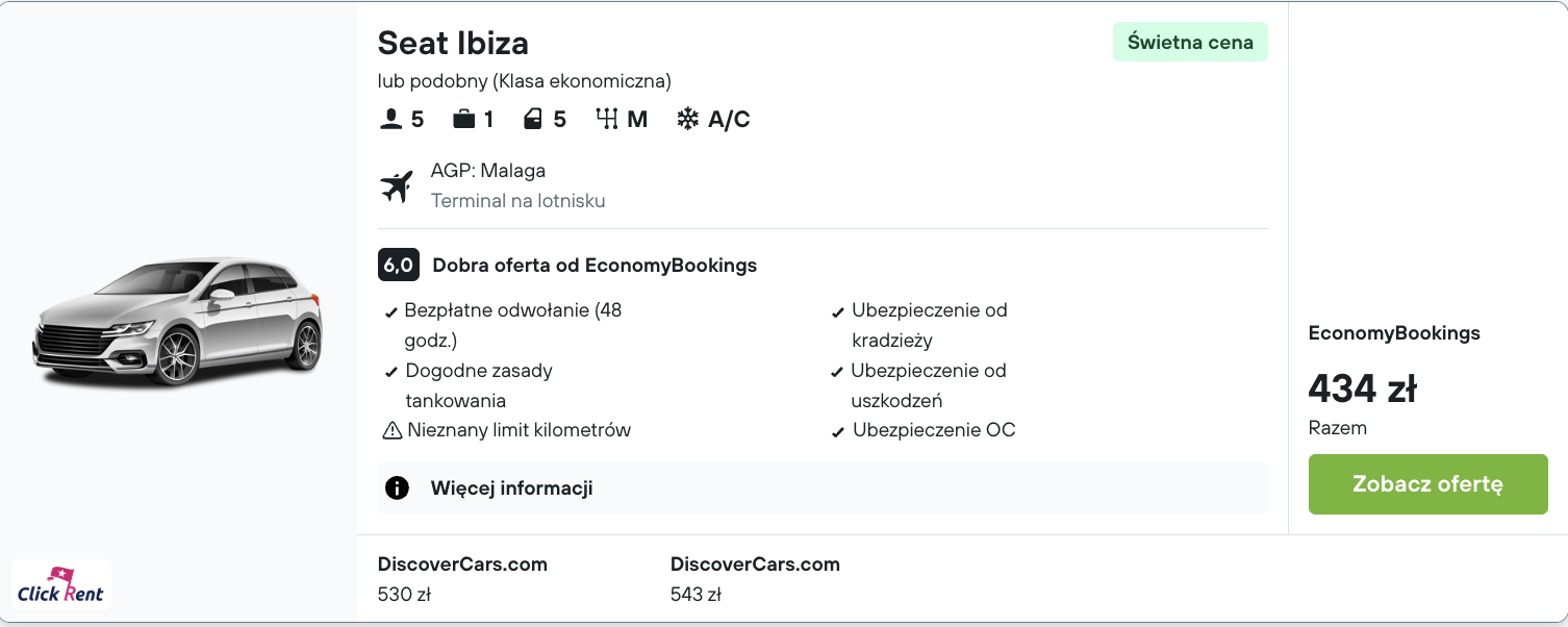 Partner Link kayak_pl_car_wl