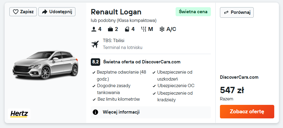 Partner Link kayak_pl_car_wl