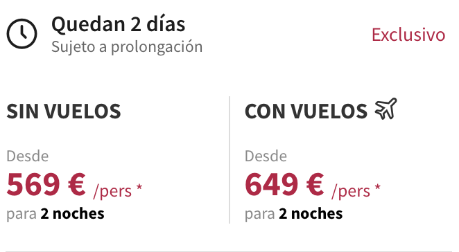 Partner Link voyageprive_es_packages_direct