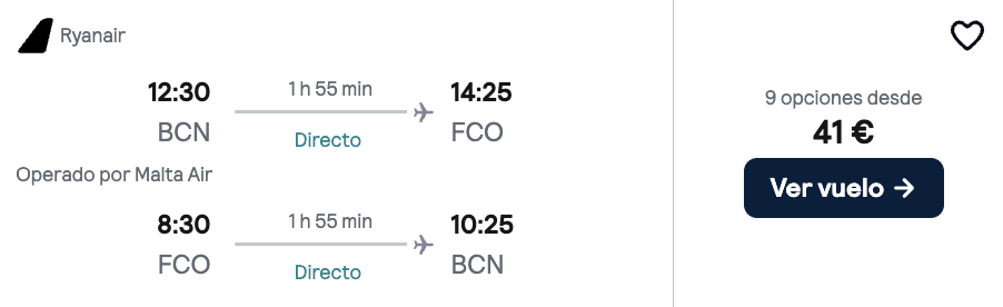 Precio encontrado el 10/05/2022