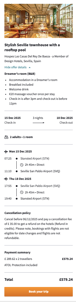 Partner Link secretescapes_uk_packages_affiliate