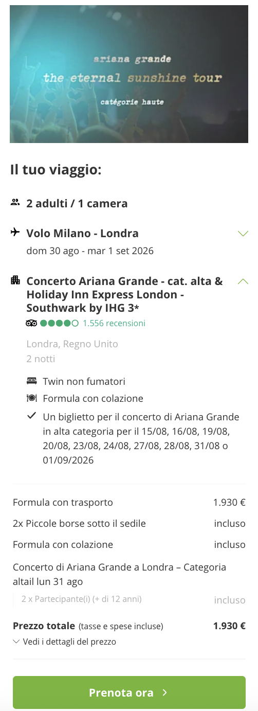 Partner Link perfectstay_it_packages_wl