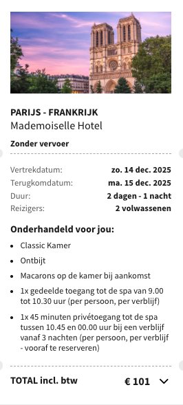 Partner Link voyageprive_nl_packages_direct