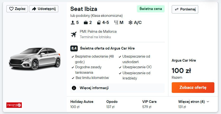 Partner Link kayak_pl_car_wl