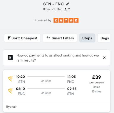 Partner Link kayak_uk_flights_wl