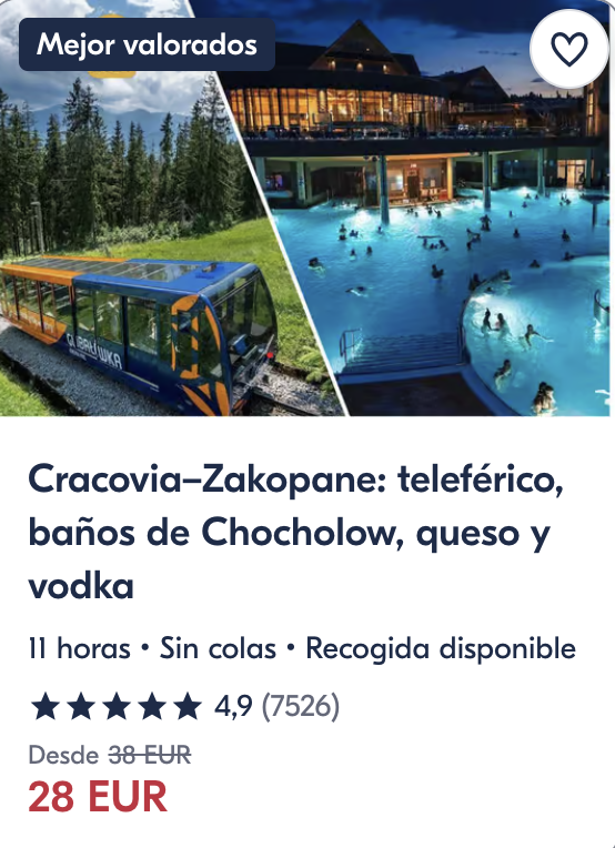 Reserva tu excursión