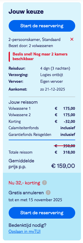 Partner Link tui_nl_packages_affiliate