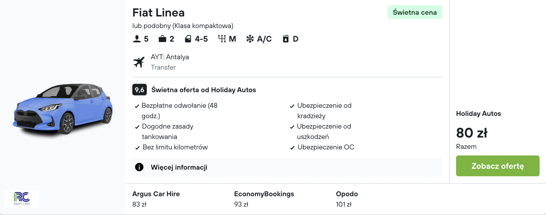 Partner Link kayak_pl_car_wl