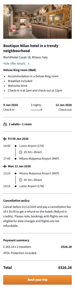 Partner Link secretescapes_uk_packages_direct