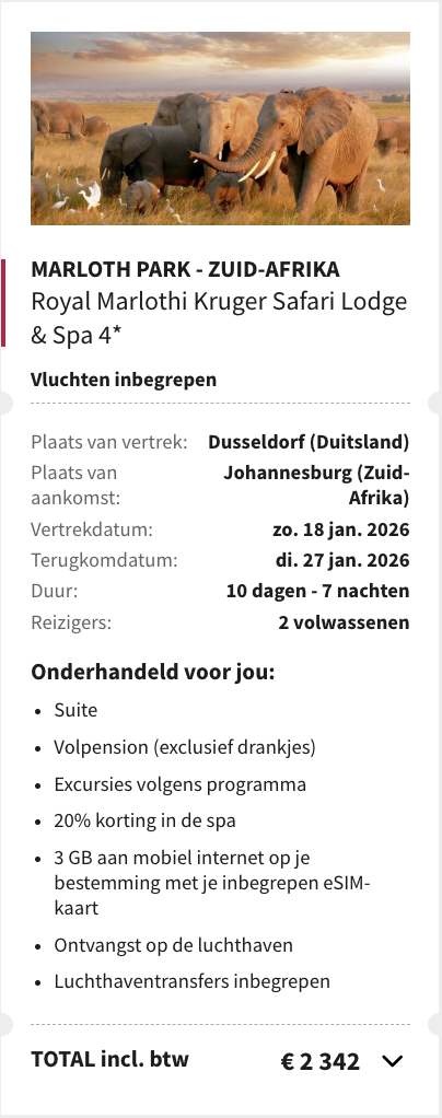 Partner Link voyageprive_nl_packages_direct