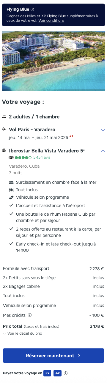 Partner Link lacollectionairfrance_fr_packages_direct