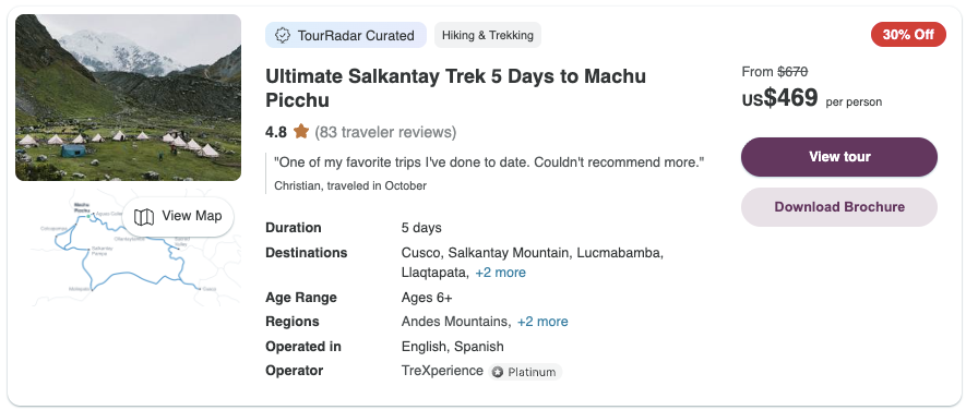 Partner Link tourradar_us_other_wl