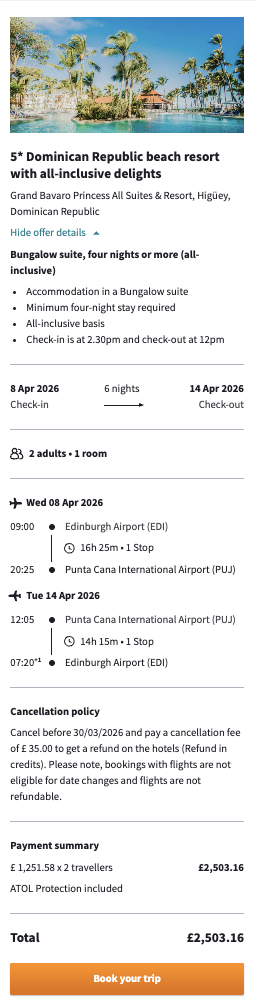 Partner Link secretescapes_uk_packages_affiliate