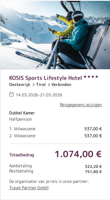 Partner Link travelpartner_nl_accommodations_wl