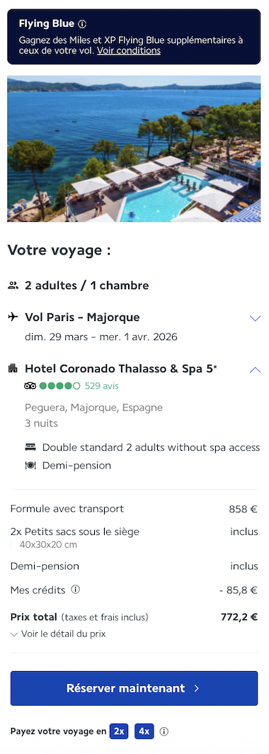 Partner Link lacollectionairfrance_fr_packages_direct