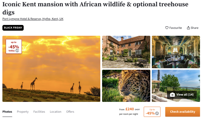 Partner Link secretescapes_uk_packages_affiliate