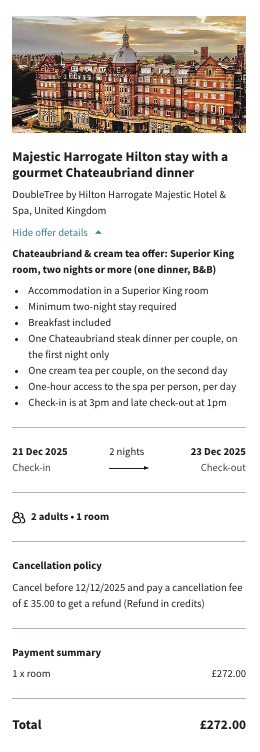 Partner Link secretescapes_uk_packages_affiliate