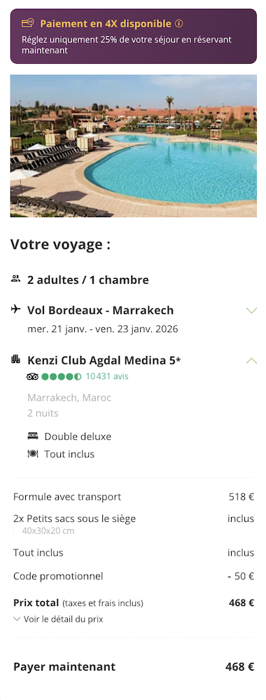 Partner Link perfectstay_fr_packages_wl