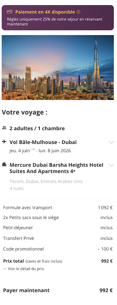 Partner Link perfectstay_fr_packages_wl