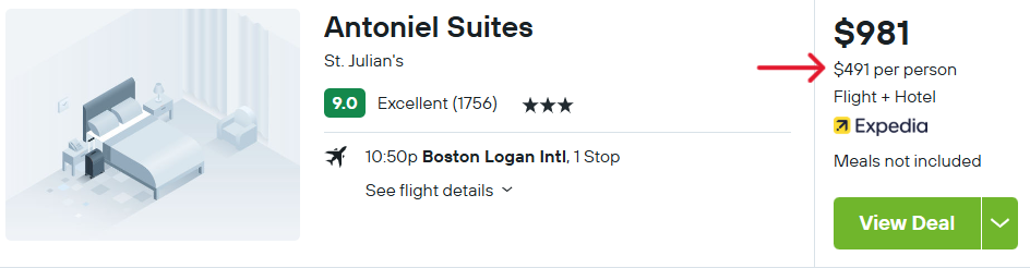 Partner Link kayak_us_packages_wl