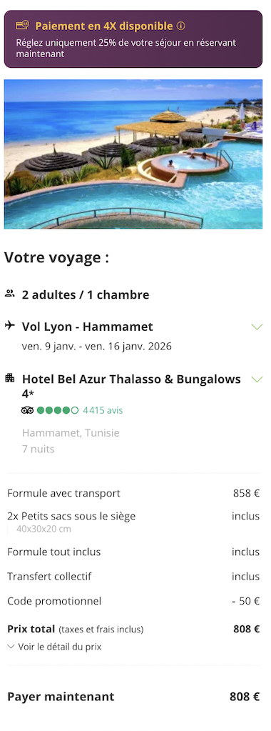 Partner Link perfectstay_fr_packages_wl