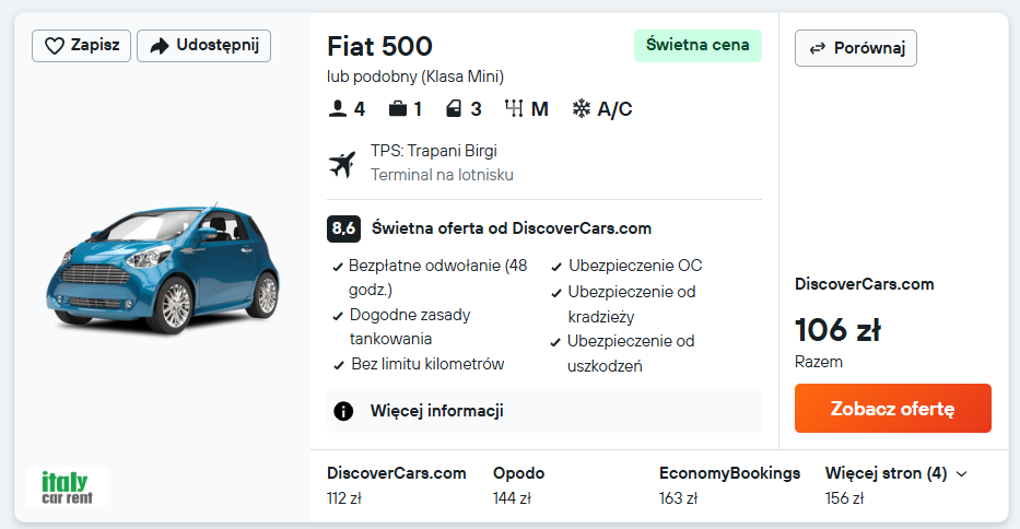 Partner Link kayak_pl_car_wl