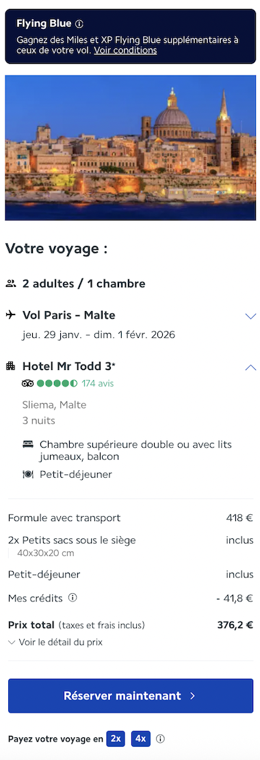 Partner Link lacollectionairfrance_fr_packages_direct