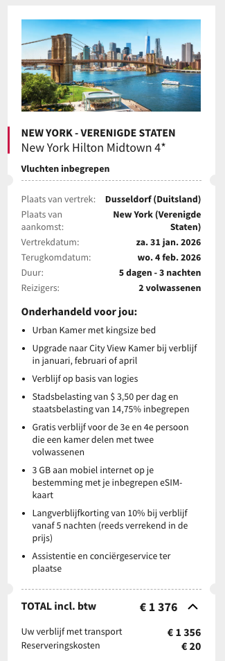 Partner Link voyageprive_nl_packages_direct