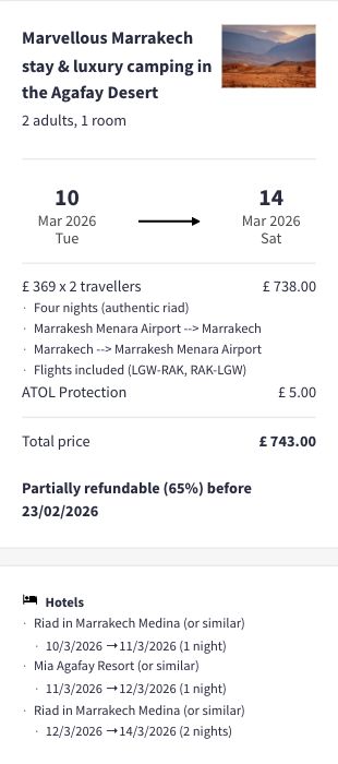 Partner Link secretescapes_uk_packages_direct