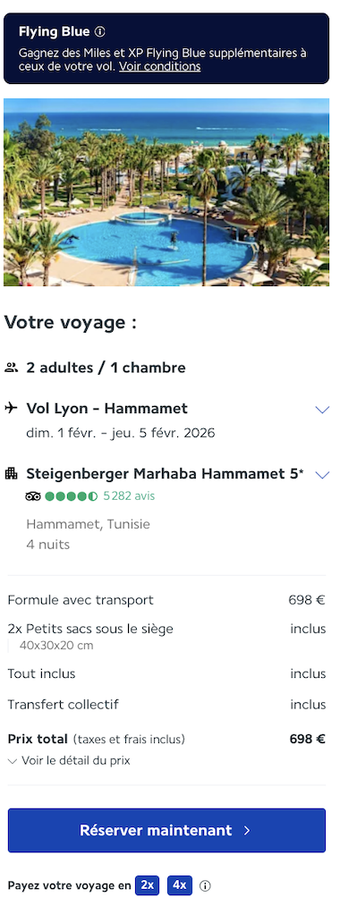 Partner Link lacollectionairfrance_fr_packages_direct