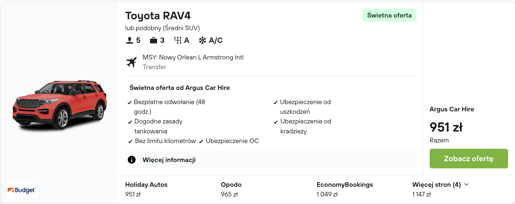 Partner Link kayak_pl_car_wl