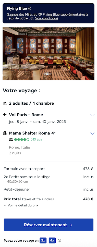 Partner Link lacollectionairfrance_fr_packages_direct