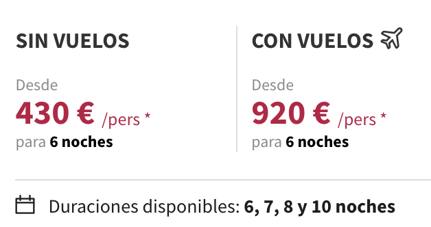 Partner Link voyageprive_es_packages_direct