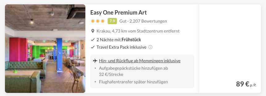 Screenshot LastMinute