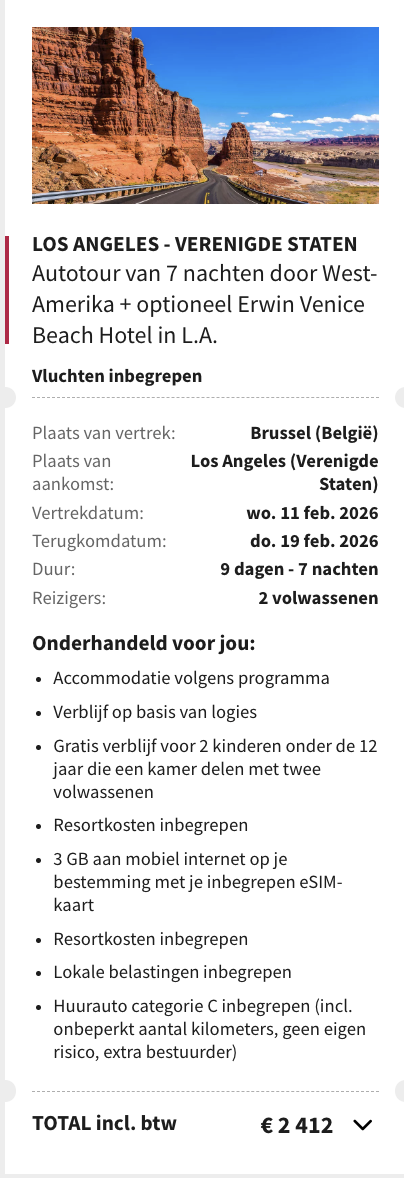 Partner Link voyageprive_nl_packages_direct