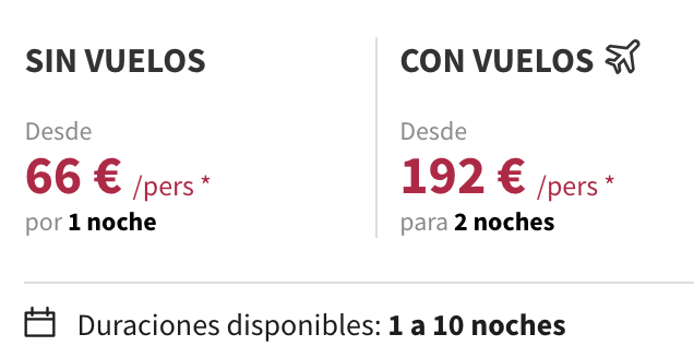 Partner Link voyageprive_es_packages_direct