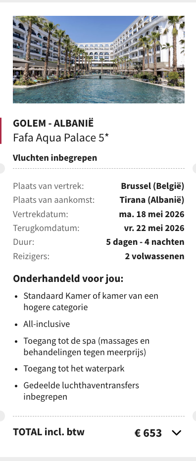 Partner Link voyageprive_nl_packages_direct