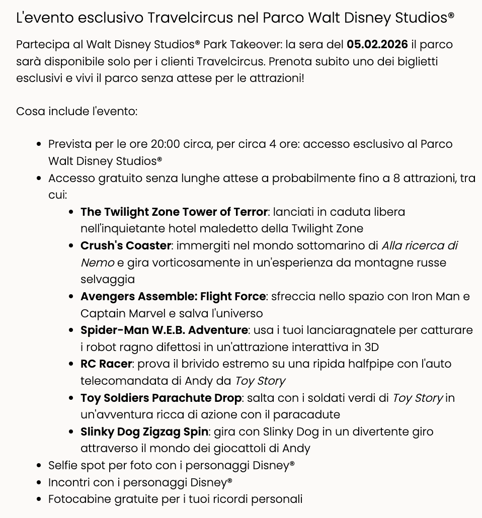 Partner Link travelcircus_it_experiences_affiliate