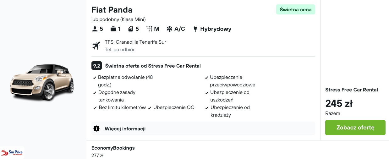 Partner Link kayak_pl_car_wl
