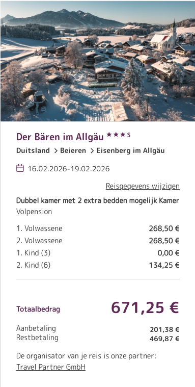 Partner Link travelpartner_nl_accommodations_wl