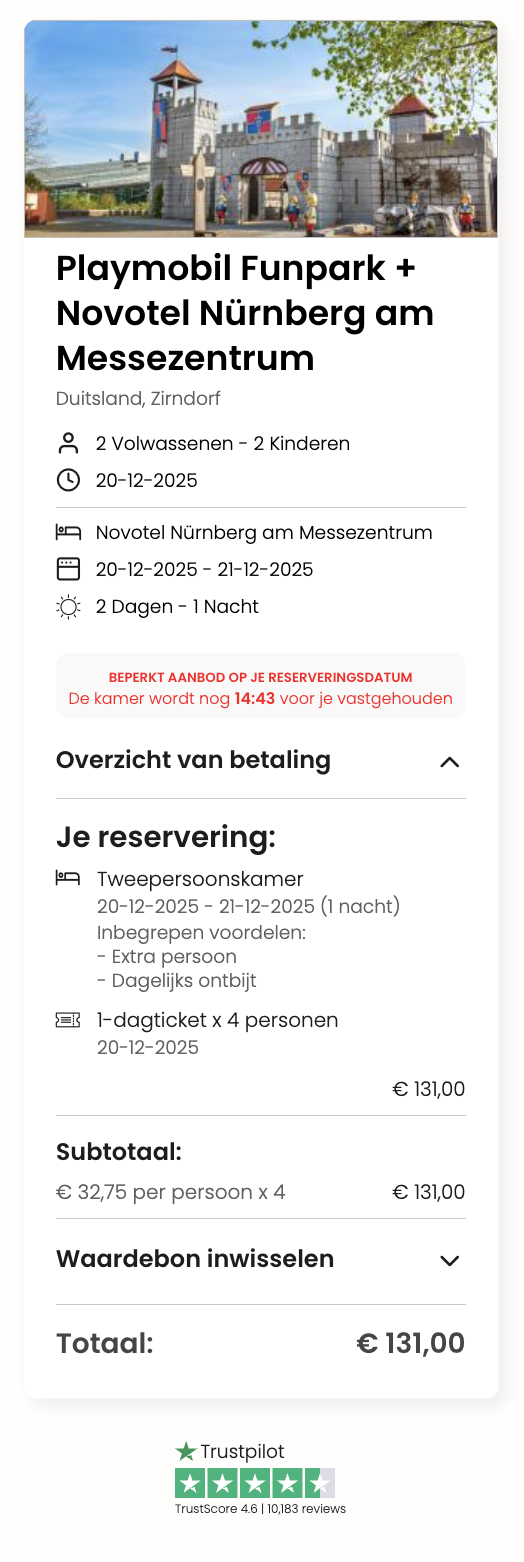 Partner Link travelcircus_nl_packages_direct